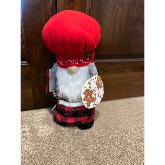 Rae Dunn Baking Spirits Bright Christmas Gnome- new without tags - Picture 2 of 4